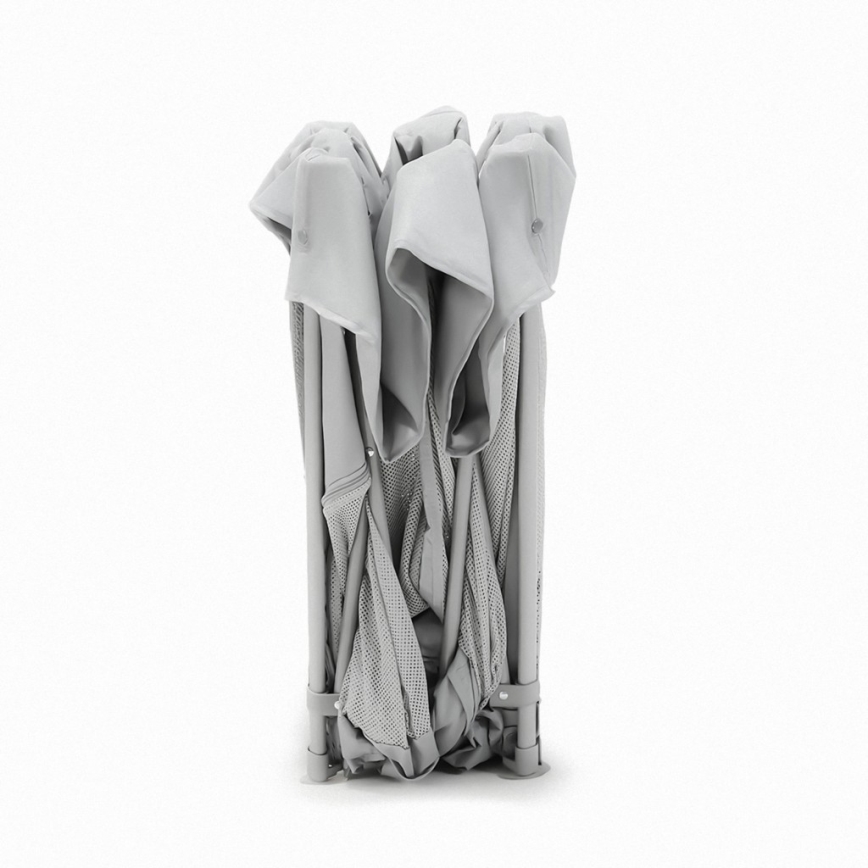 KINDERKRAFT - Kojec dziecięcy ZIKI szary