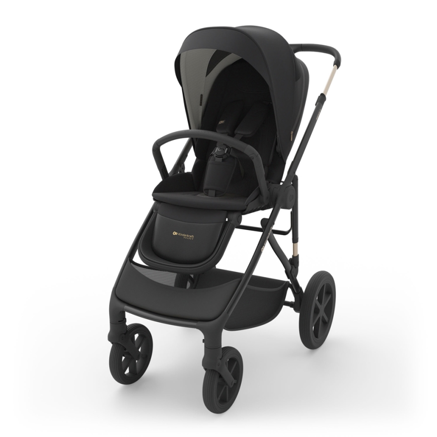 KINDERKRAFT - Kombinowany wózek 3w1 PRIME 3 Venezian Czarny