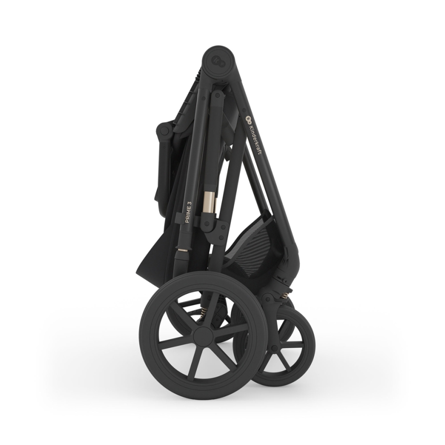 KINDERKRAFT - Kombinowany wózek 3w1 PRIME 3 Venezian Czarny