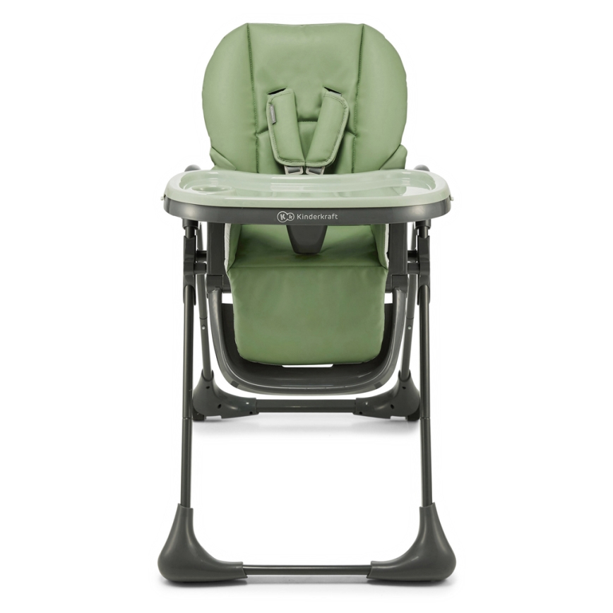 KINDERKRAFT - Krzesełko do karmienia 2w1 TUMMIE zielone