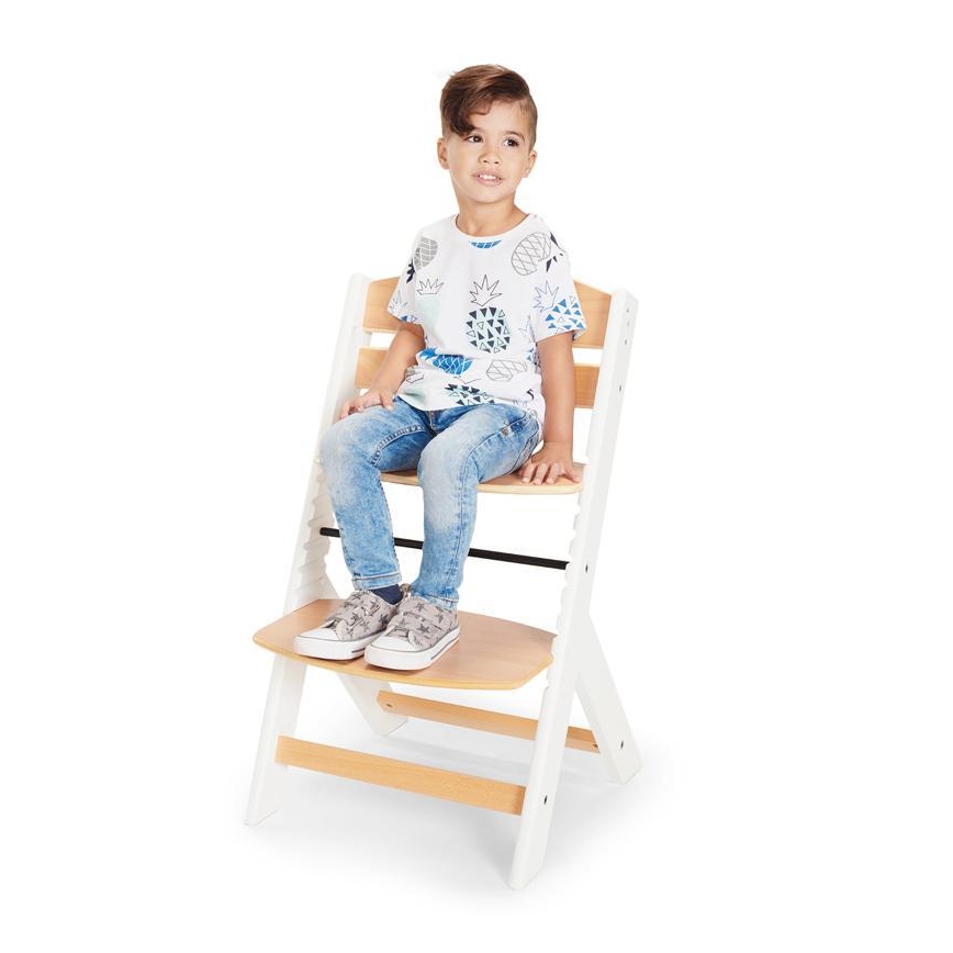 KINDERKRAFT - Krzesełko do karmienia ENOCK białe