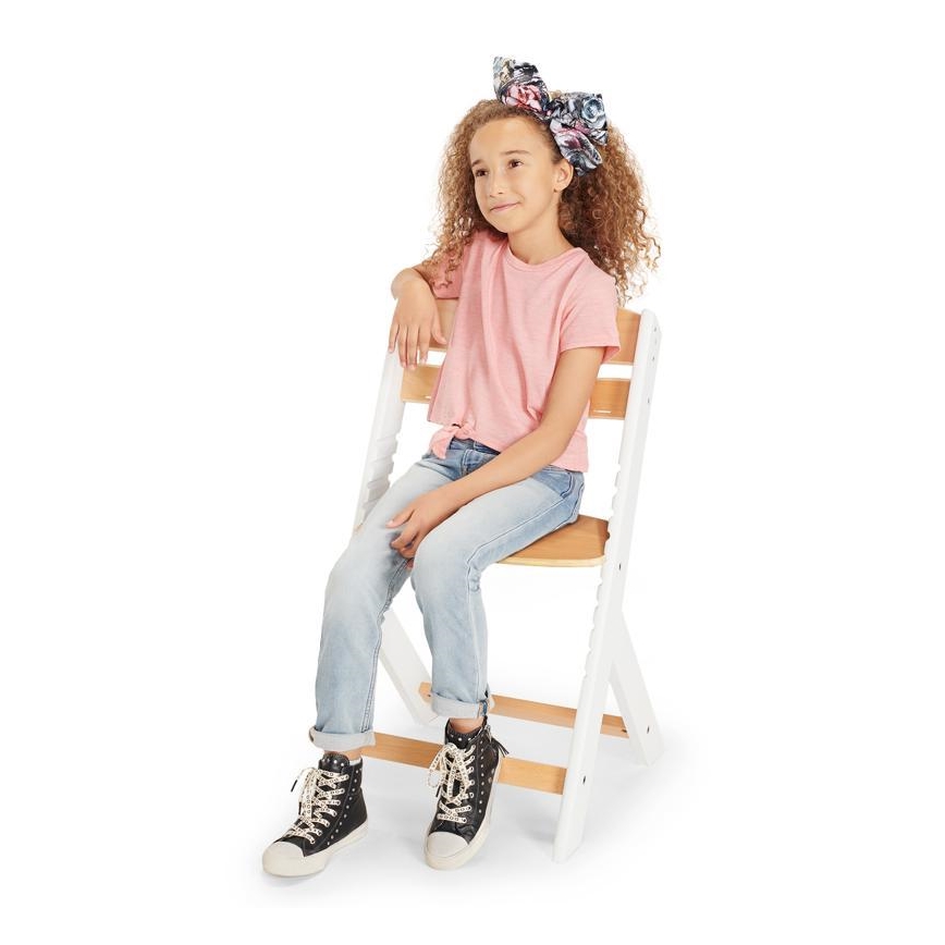 KINDERKRAFT - Krzesełko do karmienia ENOCK białe