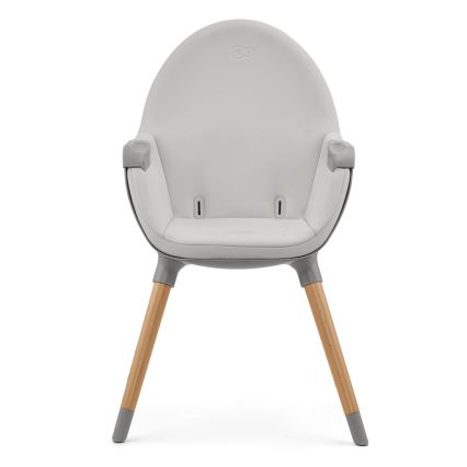 KINDERKRAFT - Krzesełko do karmienia dzieci 2w1 FINI2 buk/szary