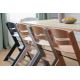 KINDERKRAFT - Krzesło do jadalni dla dzieci ENOCK szare