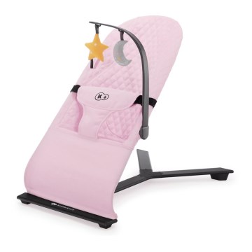 KINDERKRAFT - Leżaczek dziecięcy MIMI RÓŻOWY