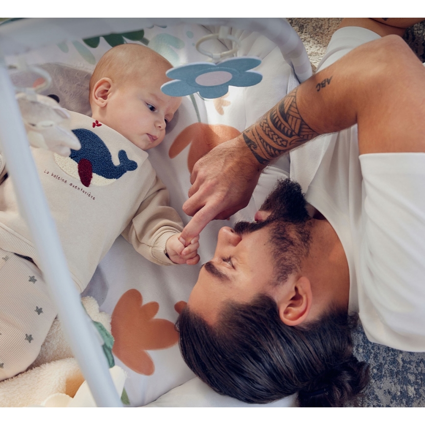 KINDERKRAFT - Mata do zabawy COZYPLAY dla dzieci, szara
