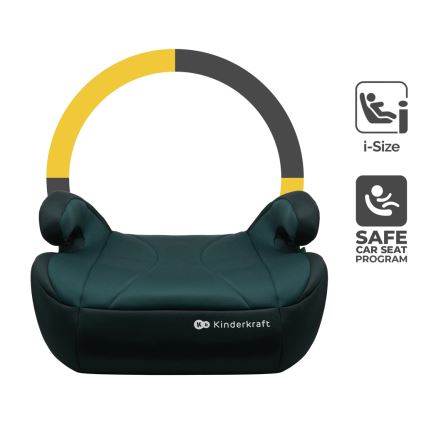 KINDERKRAFT - Poduszka na siedzenie samochodowe I-BOOST i-Size 135-150 cm zielony
