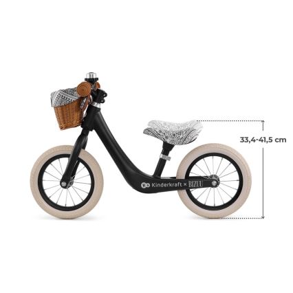 KINDERKRAFT - Rowerek biegowy RAPID 2 Lunar Black Bizuu