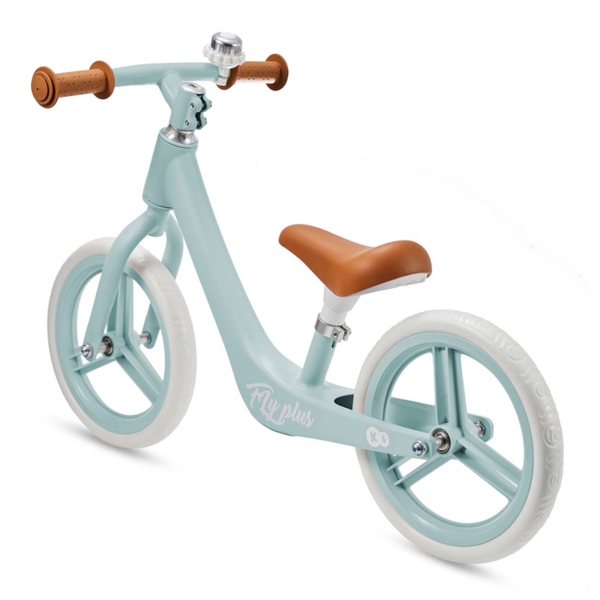 KINDERKRAFT - Rowerek do pchania FLY PLUS Baby blue