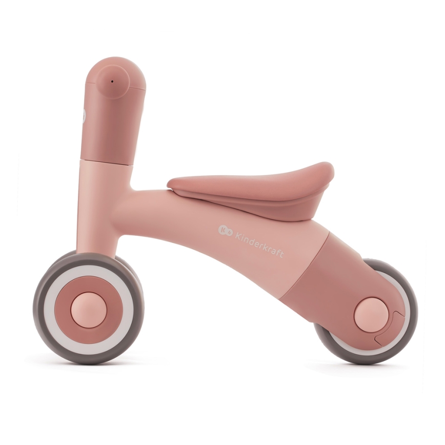 KINDERKRAFT - Rowerek do pchania MINIBI Premium różowy