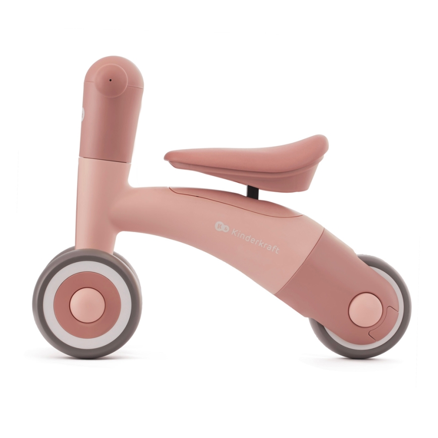 KINDERKRAFT - Rowerek do pchania MINIBI Premium różowy