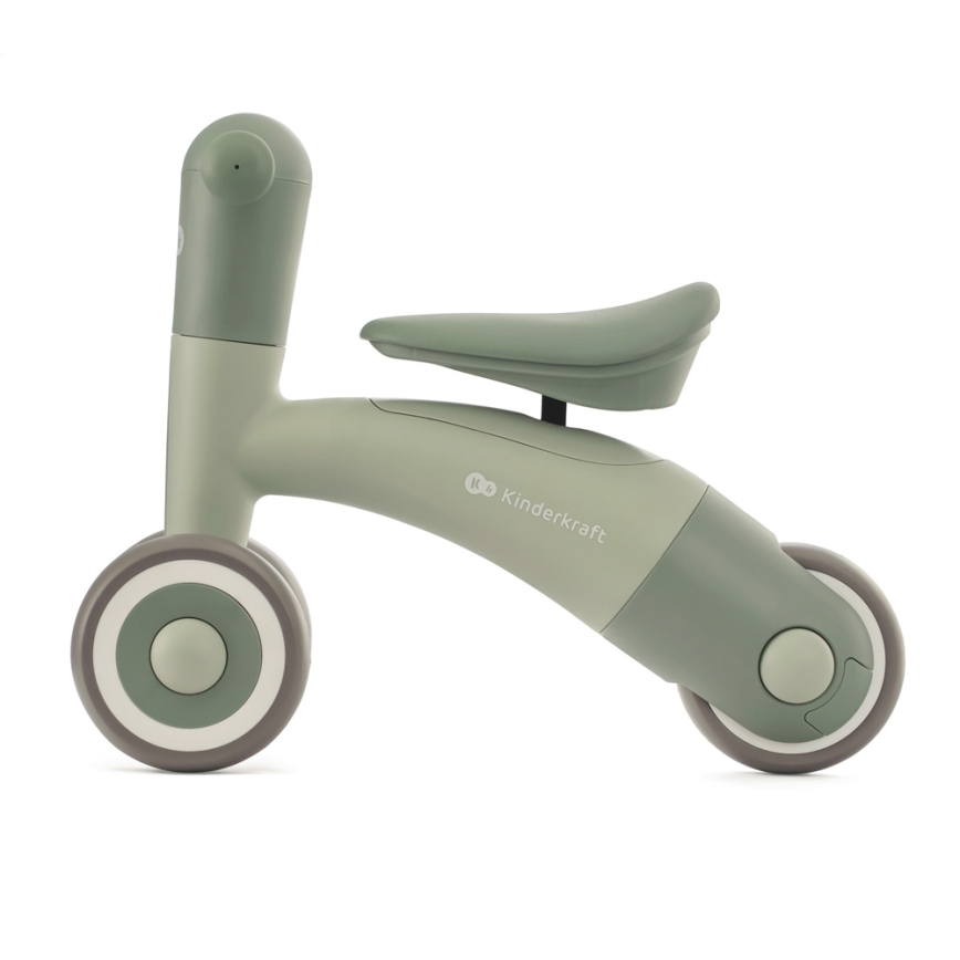 KINDERKRAFT - Rowerek do pchania MINIBI Premium zielony