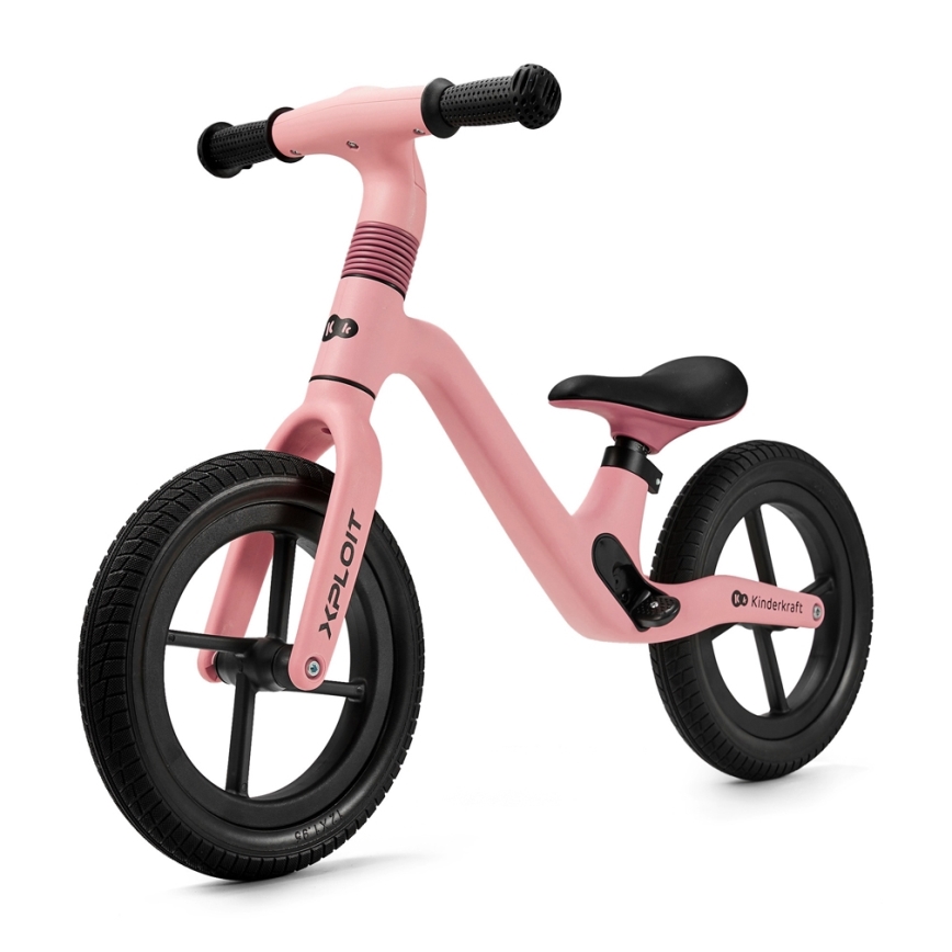 KINDERKRAFT - Rowerek do pchania XPLOIT Bubblegum pink