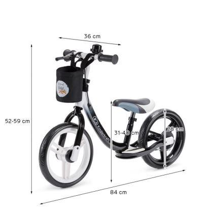 KINDERKRAFT - Rowerek SPACE czarny