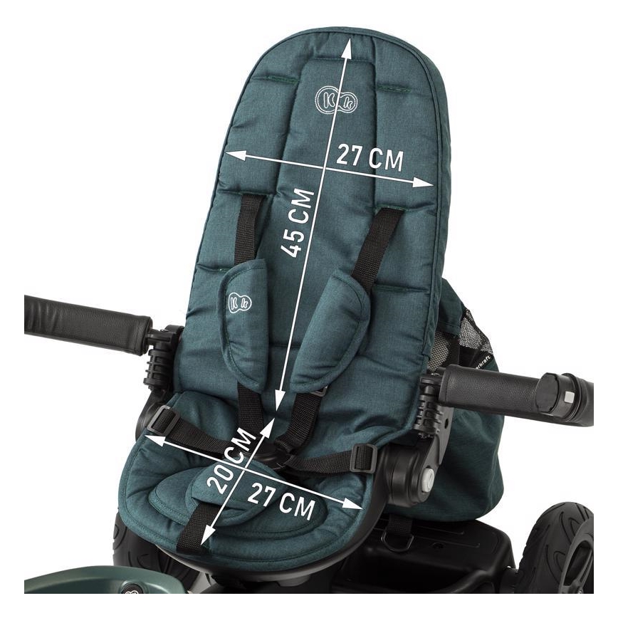 KINDERKRAFT - Rowerek trójkołowy dziecięcy 5v1 EASYTWIST zielono/czarny