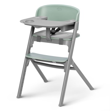 KINDERKRAFT SELECT - Dziecięce krzesełko do karmienia 3 w 1 LIVY Premium Olive green