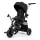 KINDERKRAFT SELECT - Dziecięcy rowerek trójkołowy 5w1 EASYTWIST Premium czarny