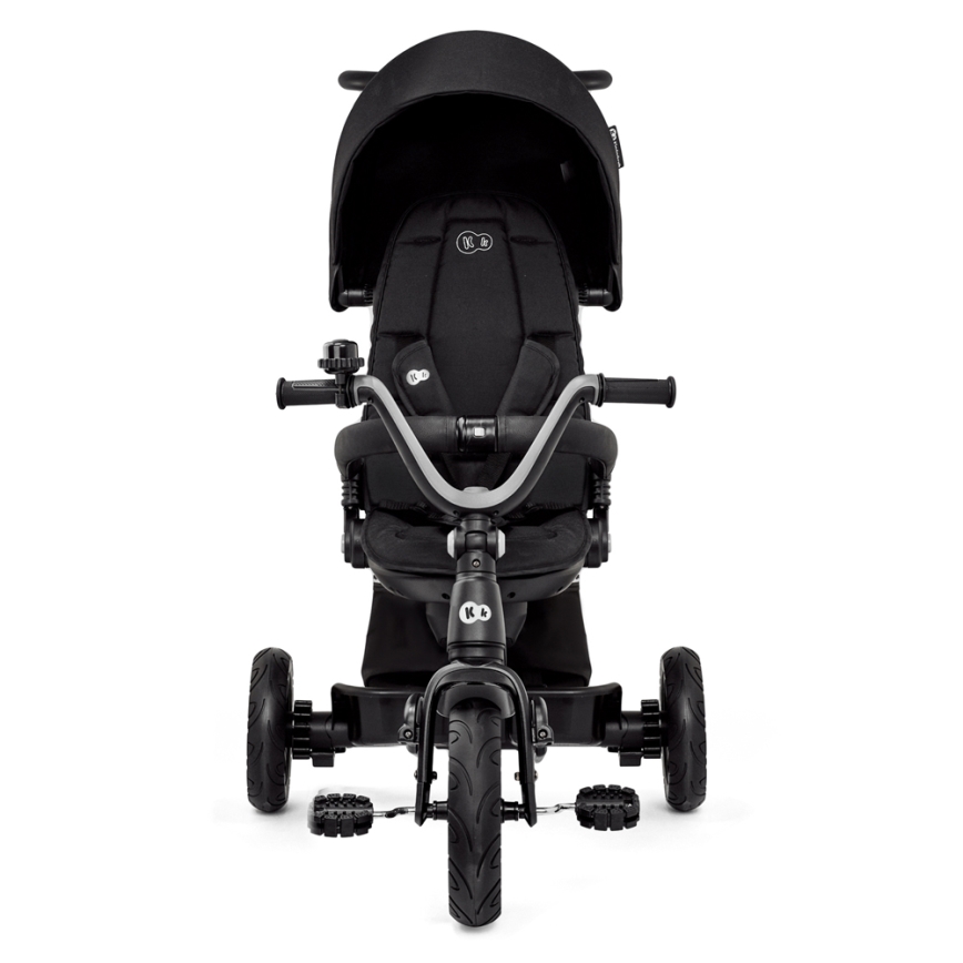 KINDERKRAFT SELECT - Dziecięcy rowerek trójkołowy 5w1 EASYTWIST Premium czarny