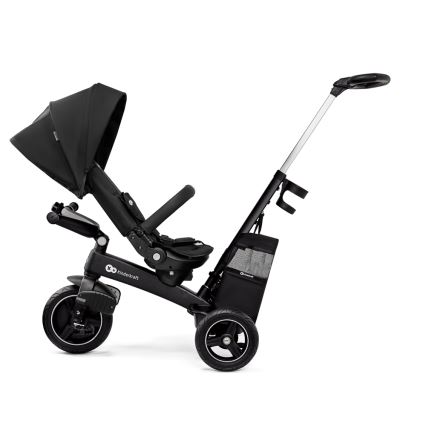 KINDERKRAFT SELECT - Dziecięcy rowerek trójkołowy 5w1 EASYTWIST Premium czarny