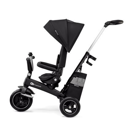 KINDERKRAFT SELECT - Dziecięcy rowerek trójkołowy 5w1 EASYTWIST Premium czarny