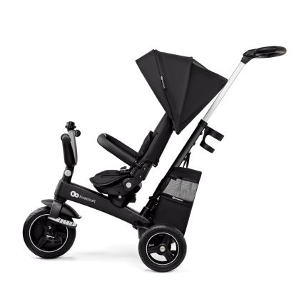KINDERKRAFT SELECT - Dziecięcy rowerek trójkołowy 5w1 EASYTWIST Premium czarny