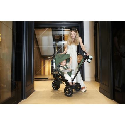 KINDERKRAFT SELECT - Dziecięcy rowerek trójkołowy SPINSTEP Premium zielony