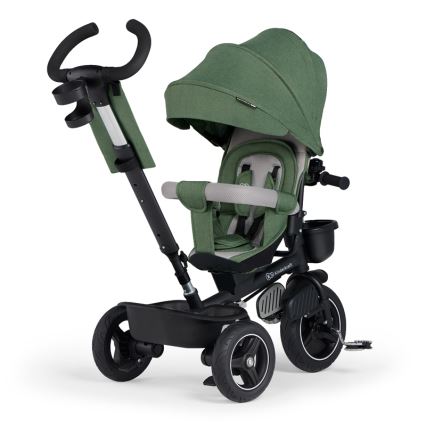 KINDERKRAFT SELECT - Dziecięcy rowerek trójkołowy SPINSTEP Premium zielony