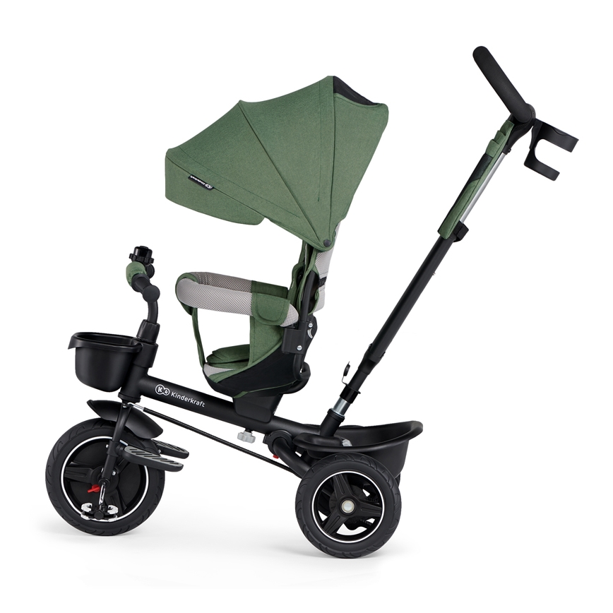 KINDERKRAFT SELECT - Dziecięcy rowerek trójkołowy SPINSTEP Premium zielony