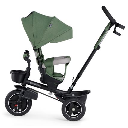 KINDERKRAFT SELECT - Dziecięcy rowerek trójkołowy SPINSTEP Premium zielony