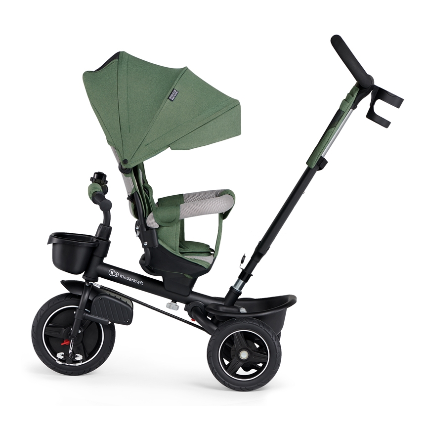 KINDERKRAFT SELECT - Dziecięcy rowerek trójkołowy SPINSTEP Premium zielony