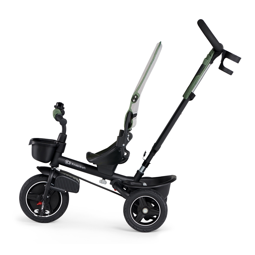 KINDERKRAFT SELECT - Dziecięcy rowerek trójkołowy SPINSTEP Premium zielony
