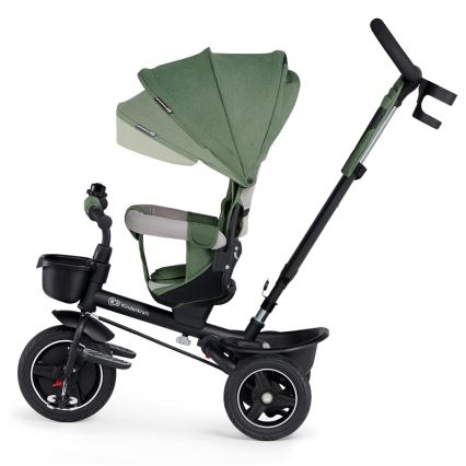 KINDERKRAFT SELECT - Dziecięcy rowerek trójkołowy SPINSTEP Premium zielony