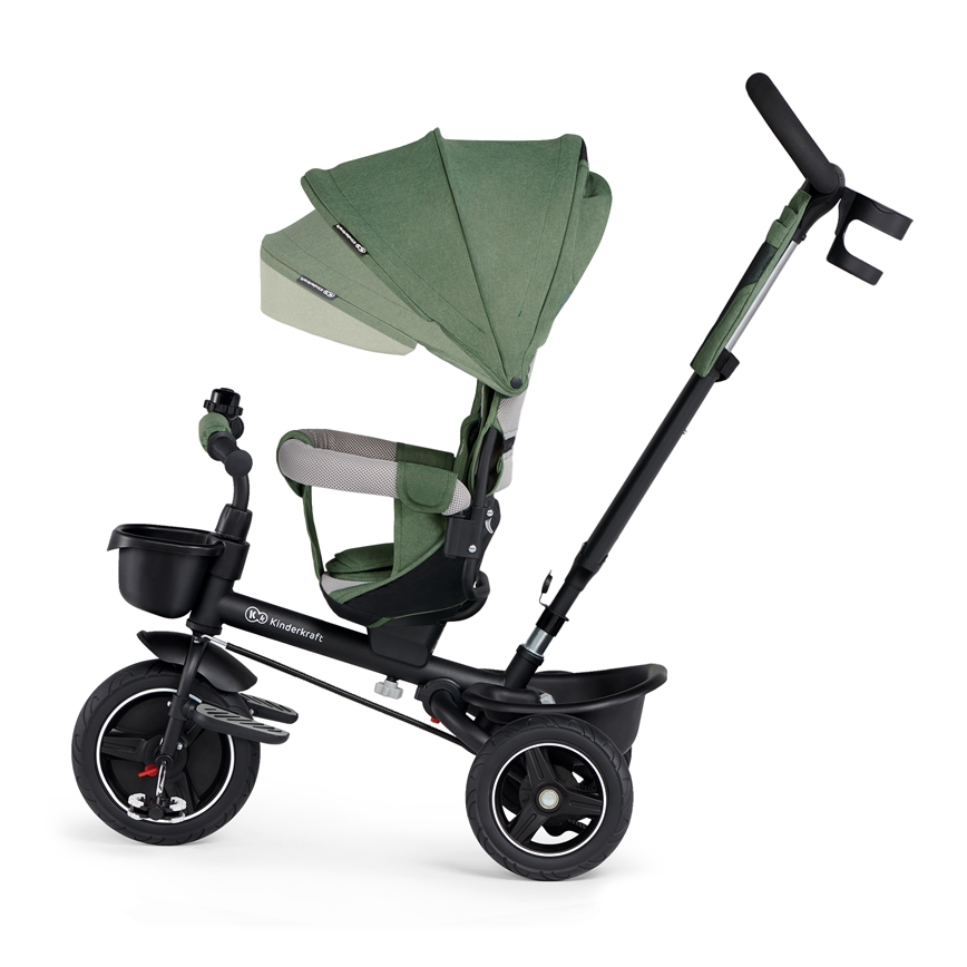 KINDERKRAFT SELECT - Dziecięcy rowerek trójkołowy SPINSTEP Premium zielony