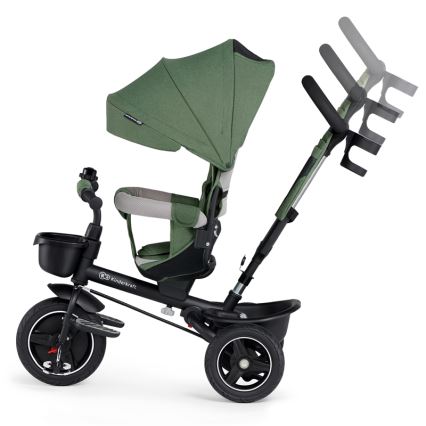 KINDERKRAFT SELECT - Dziecięcy rowerek trójkołowy SPINSTEP Premium zielony