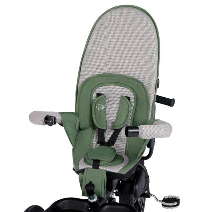 KINDERKRAFT SELECT - Dziecięcy rowerek trójkołowy SPINSTEP Premium zielony