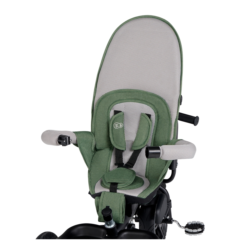 KINDERKRAFT SELECT - Dziecięcy rowerek trójkołowy SPINSTEP Premium zielony