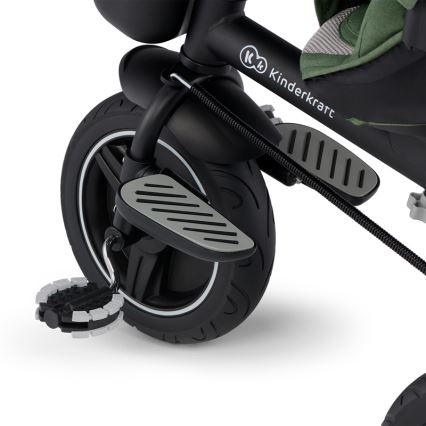 KINDERKRAFT SELECT - Dziecięcy rowerek trójkołowy SPINSTEP Premium zielony