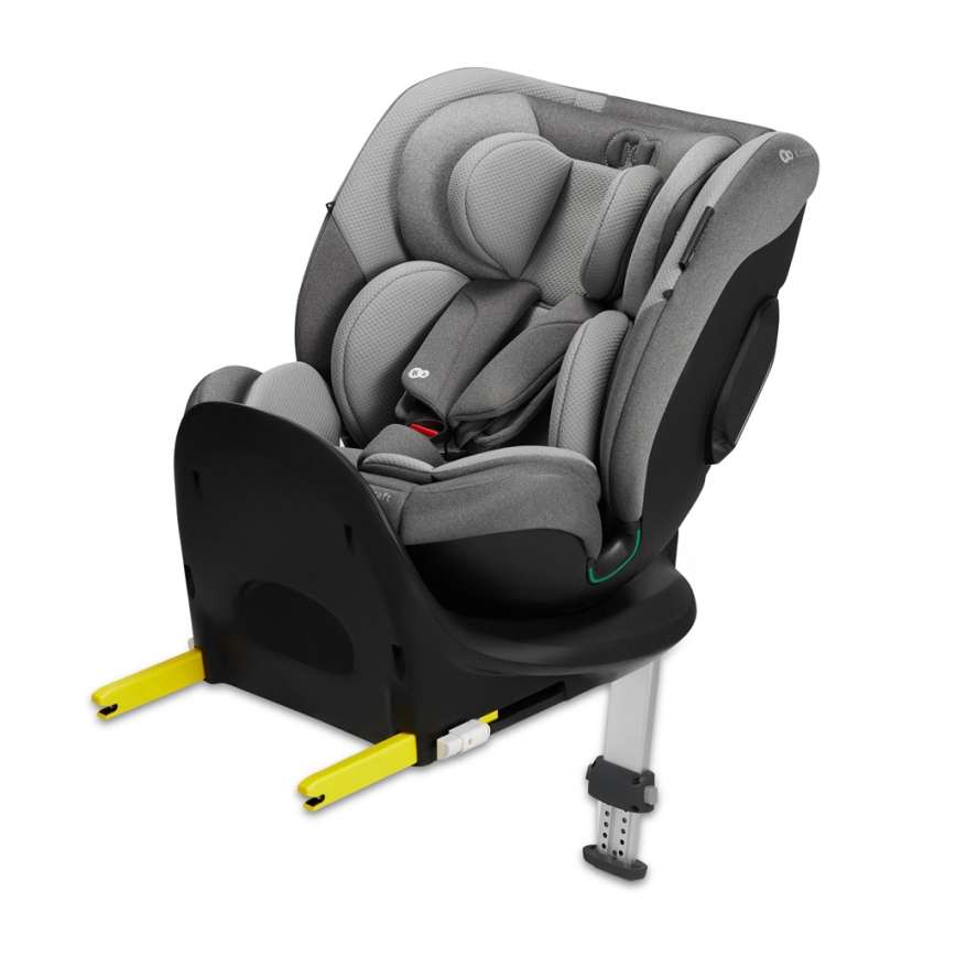 KINDERKRAFT SELECT - Fotelik samochodowy I-FIX (40-150 cm) Cool grey