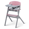 KINDERKRAFT SELECT - Krzesełko do karmienia 3w1 LIVY Premium Aster pink