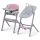 KINDERKRAFT SELECT - Krzesło do jadalni dla dzieci 3w1 LIVY Premium Aster pink + leżak CALMEE