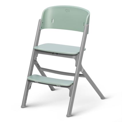 KINDERKRAFT SELECT - Krzesło do jadalni dla dzieci 3w1 LIVY Premium Olive green + lehátko CALMEE