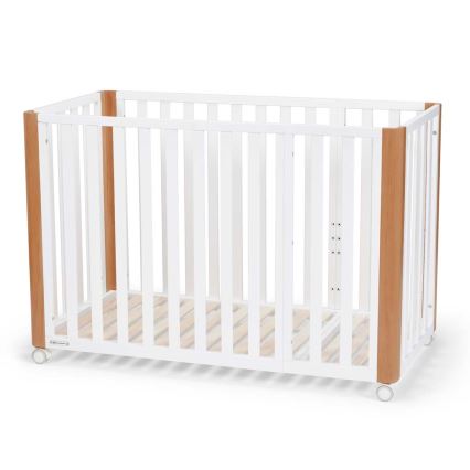 KINDERKRAFT SELECT - Łóżeczko dziecięce 4w1 KOYA Premium buk/sosna