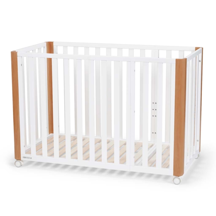 KINDERKRAFT SELECT - Łóżeczko dziecięce 4w1 KOYA Premium buk/sosna