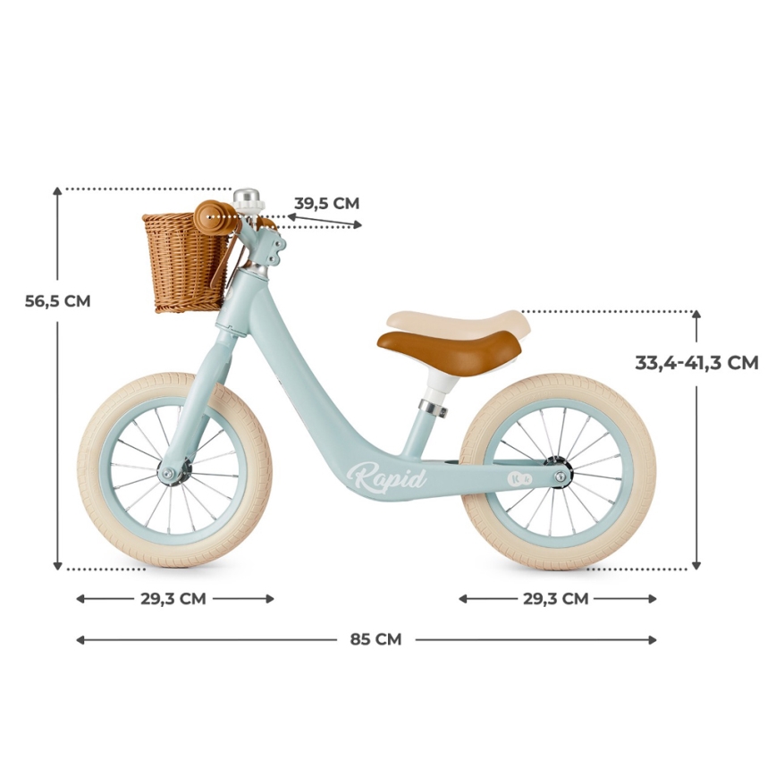 KINDERKRAFT SELECT - Rowerek do pchania RAPID2 Blue breeze