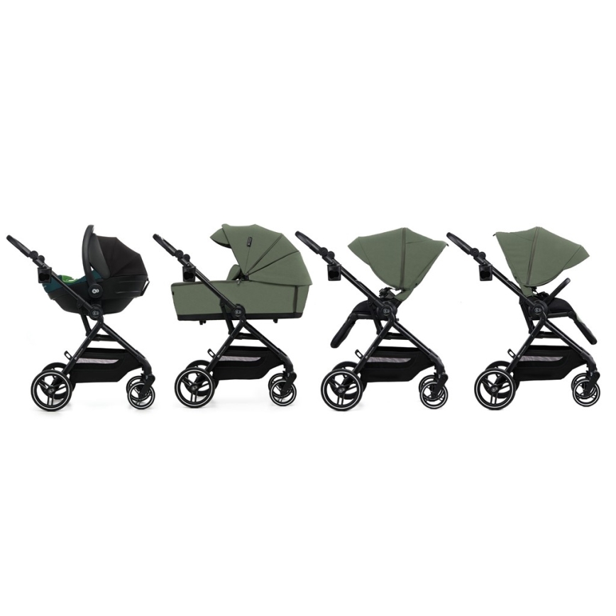 KINDERKRAFT SELECT - Wózek 2w1 YOXI Mystic zielony