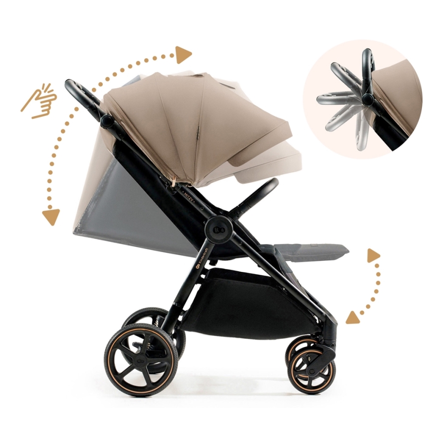 KINDERKRAFT SELECT - Wózek MITZY Linen beżowy