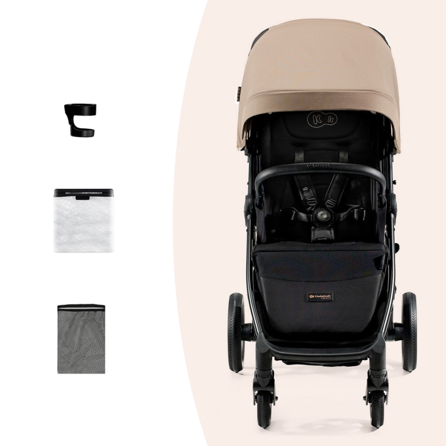 KINDERKRAFT SELECT - Wózek MITZY Linen beżowy