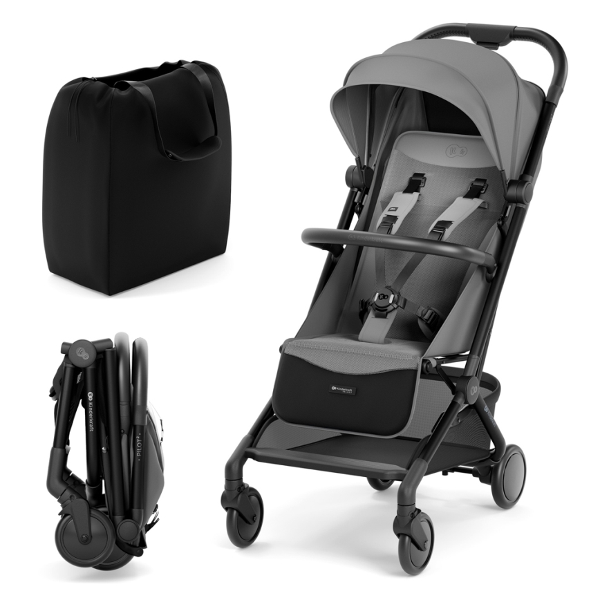 KINDERKRAFT SELECT - Wózek PILOT 2 szare