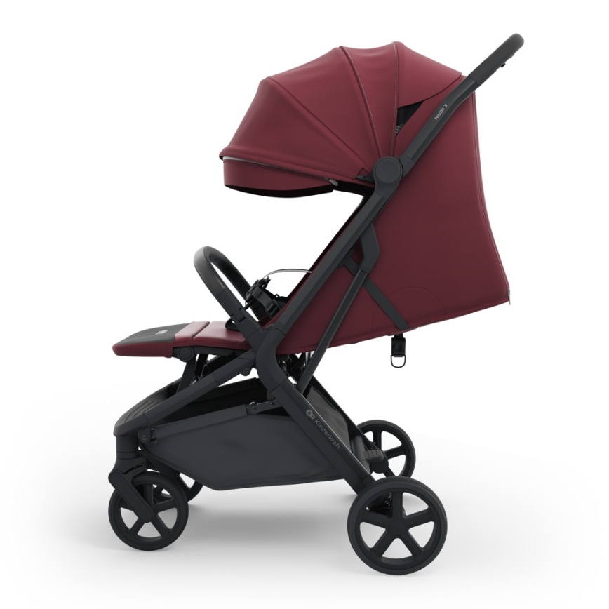 KINDERKRAFT SELECT - Wózek spacerowy NUBI 3 Dark Ruby