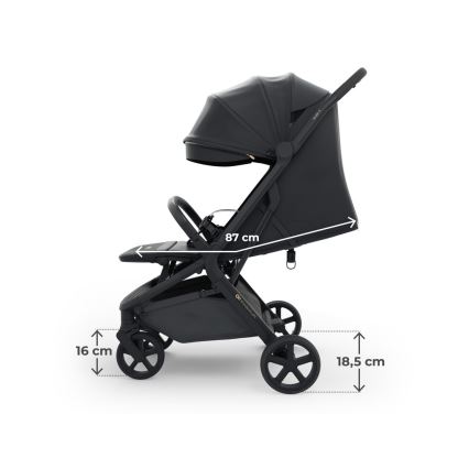 KINDERKRAFT SELECT - Wózek spacerowy NUBI 3 Midnight Black